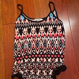 Girls flowy tank